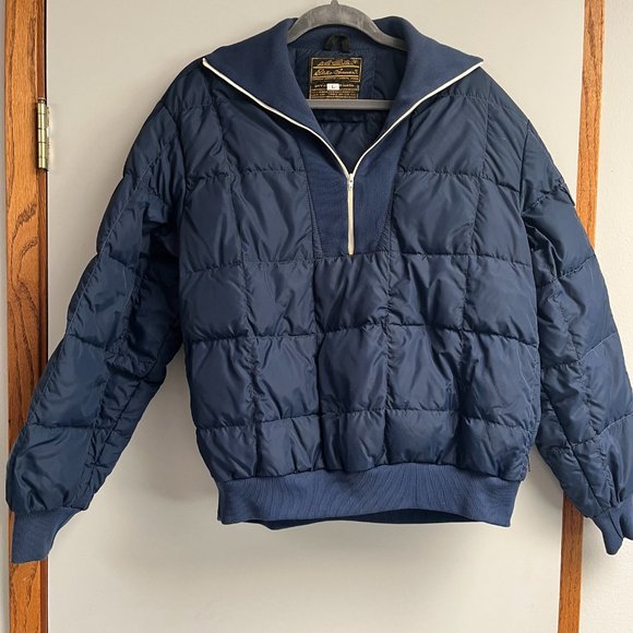 Vintage Eddie Bauer Puffer Down Pullover Size L